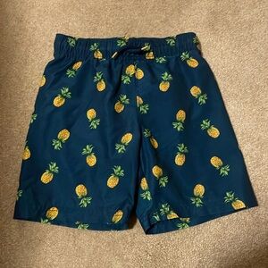Old Navy Pineapple Print Swim Trunks Size 5T
